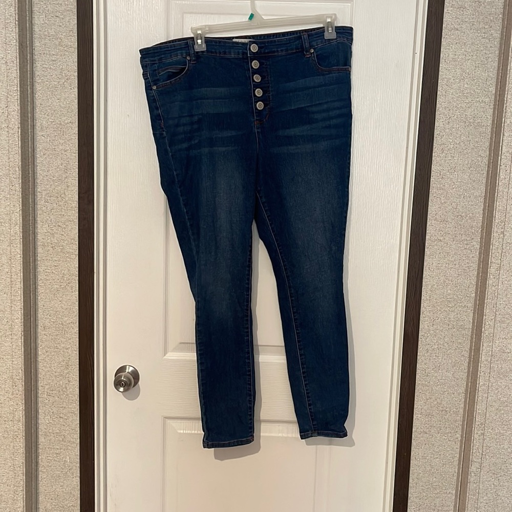 Gena fit Eloquii high waisted skinny jeans
